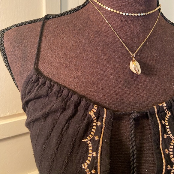 Y2K Embroidered Cord Tank Top - Picture 4 of 8